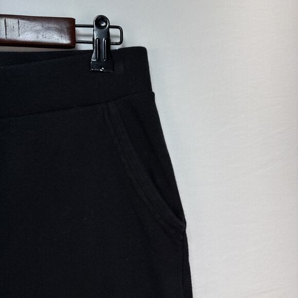Pact Womens Black Organic Cotton French Terry Angle Lounge Pants Size M - Picture 2 of 6